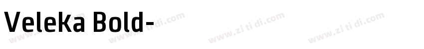 Veleka Bold字体转换